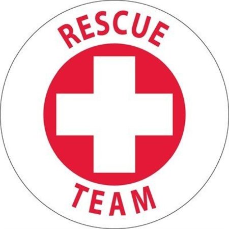 NMC Rescue Team Hard Hat Label, Pk25 HH51